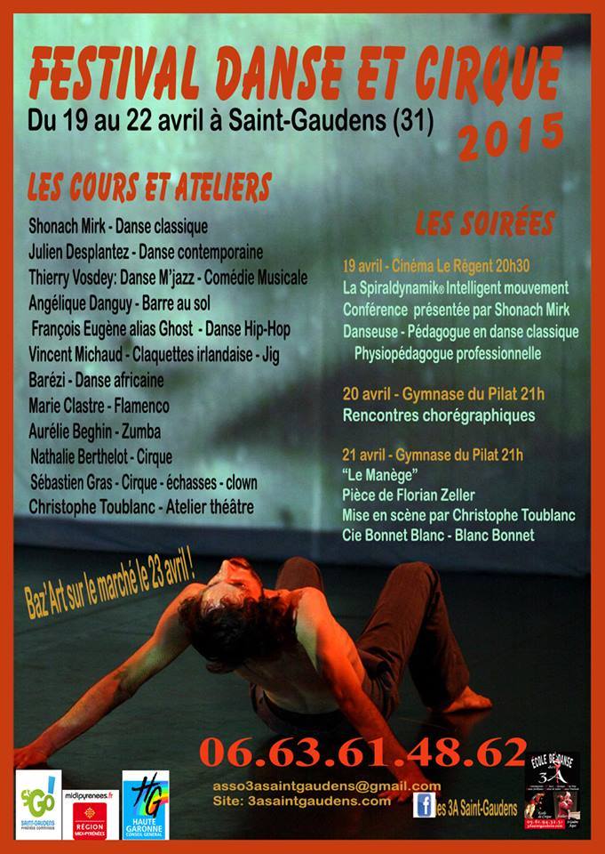 Affiche Festival Danse et Cirque 2015