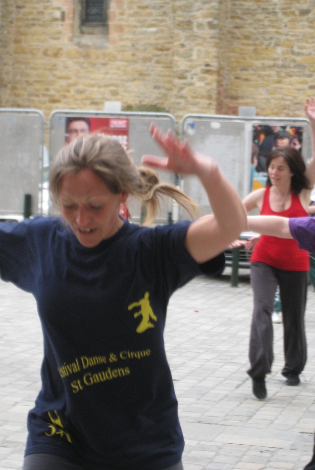 cours de contemporain en extérieur