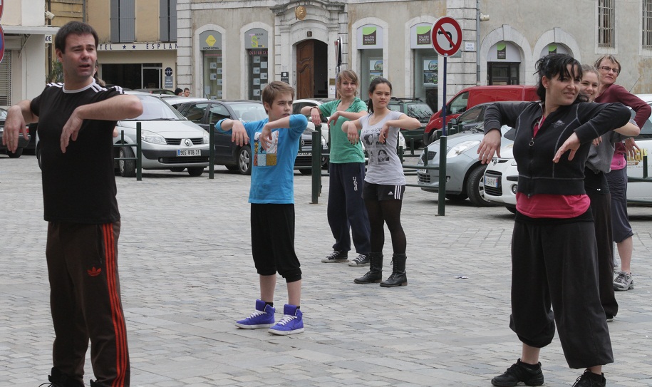 cours de jazz en extérieur