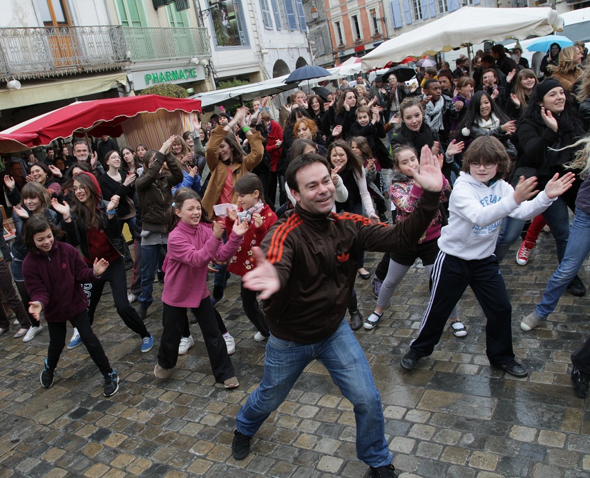 flashmob à Saint-Gaudens